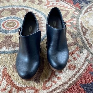 Dr Scholls memory foam wedge booties